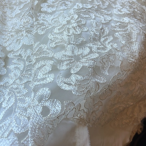 Sarah Seven wedding dress gold/ivory lace, purchased from resale bridal boutique - Picture 7 of 7